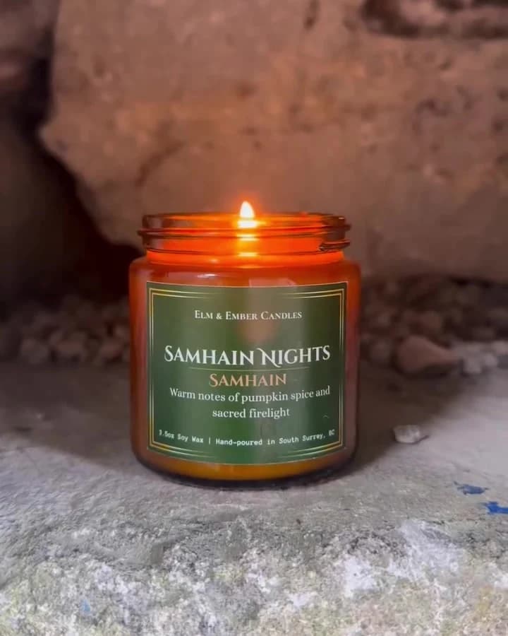 Samhain Nights glowing in the stone of Hore Abbey, Cashel, Ireland