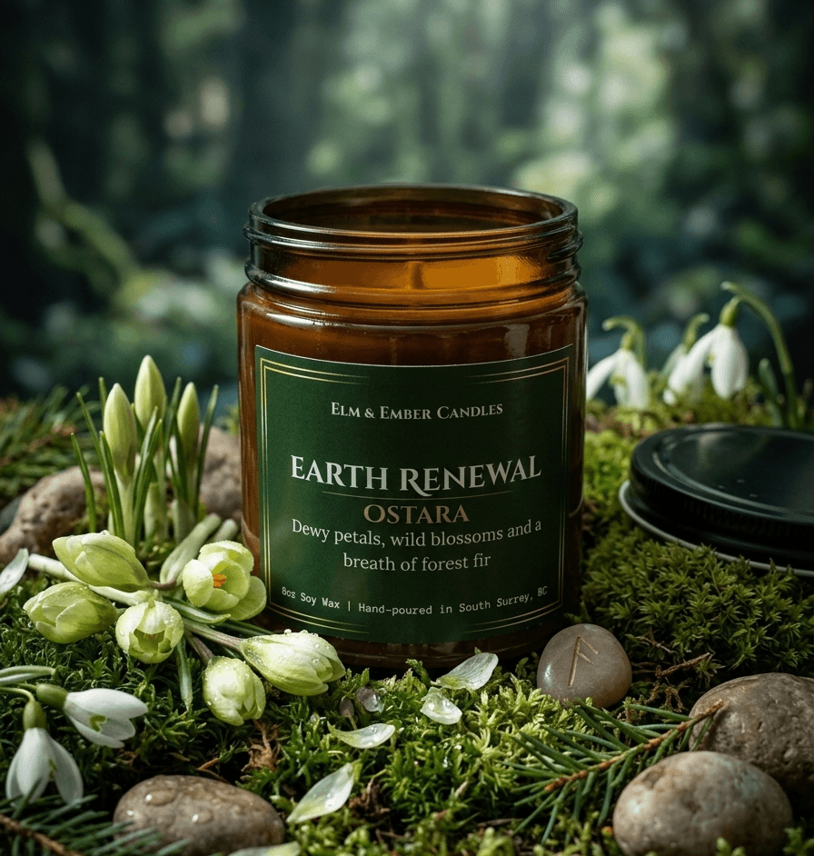 Earth Renewal - Ostara, Scented Soy Wax Candle