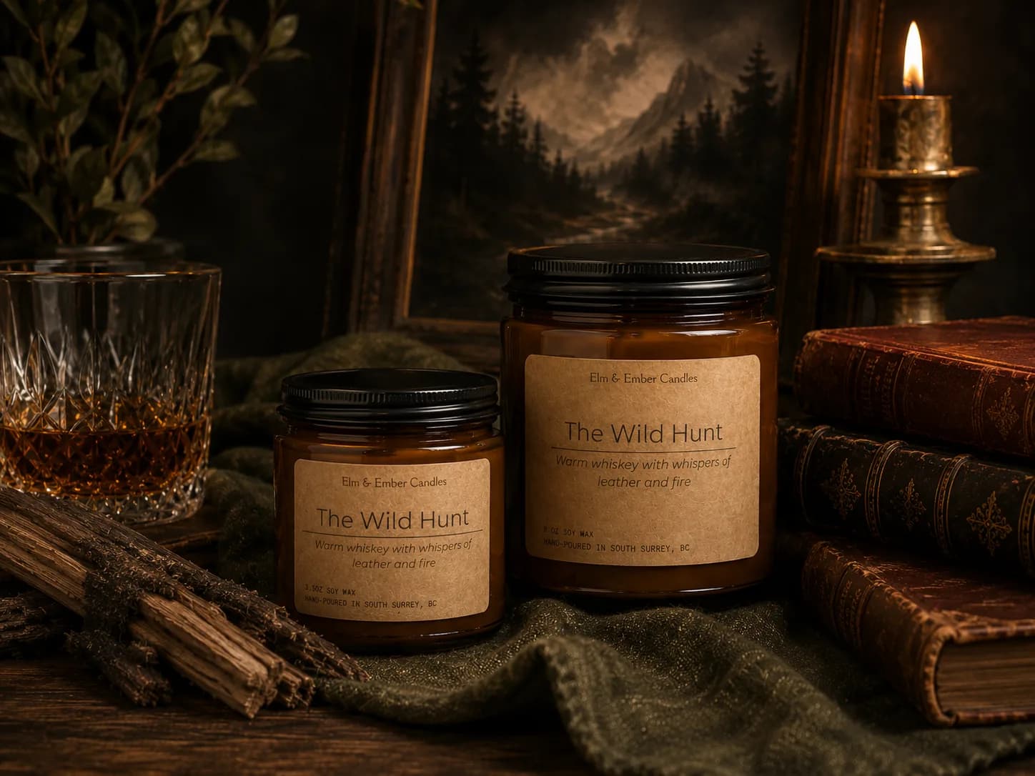 The Wild Hunt Website Image - Smokey Soy Candle