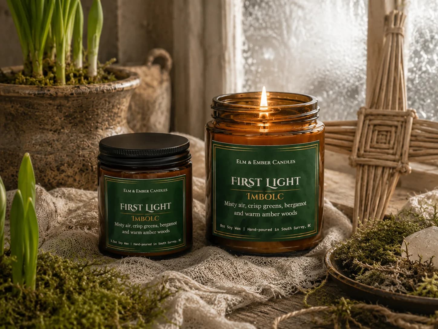 First Light Website Image - Imbolc Soy Candle