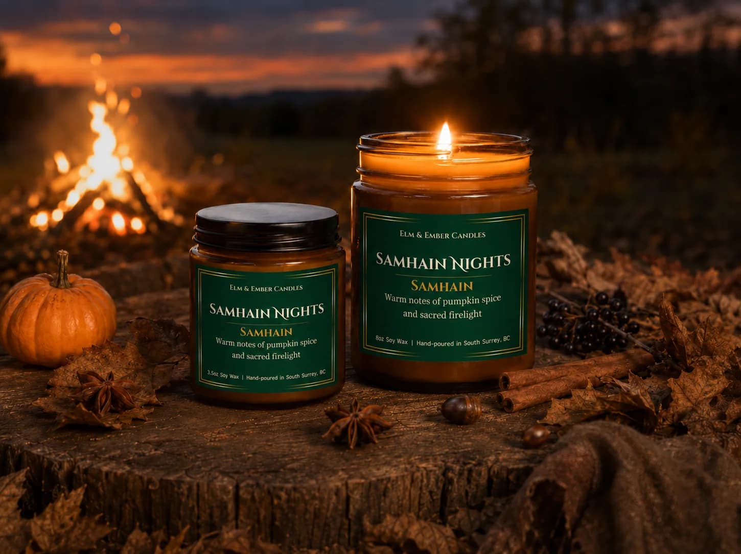Samhain Nights Website Image - Samhain Soy Candle