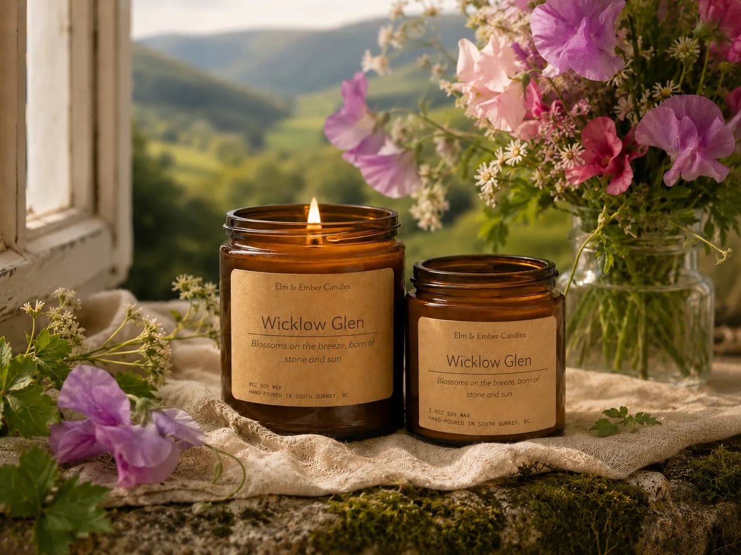 Wicklow Glen Website Image - Floral Soy Candle