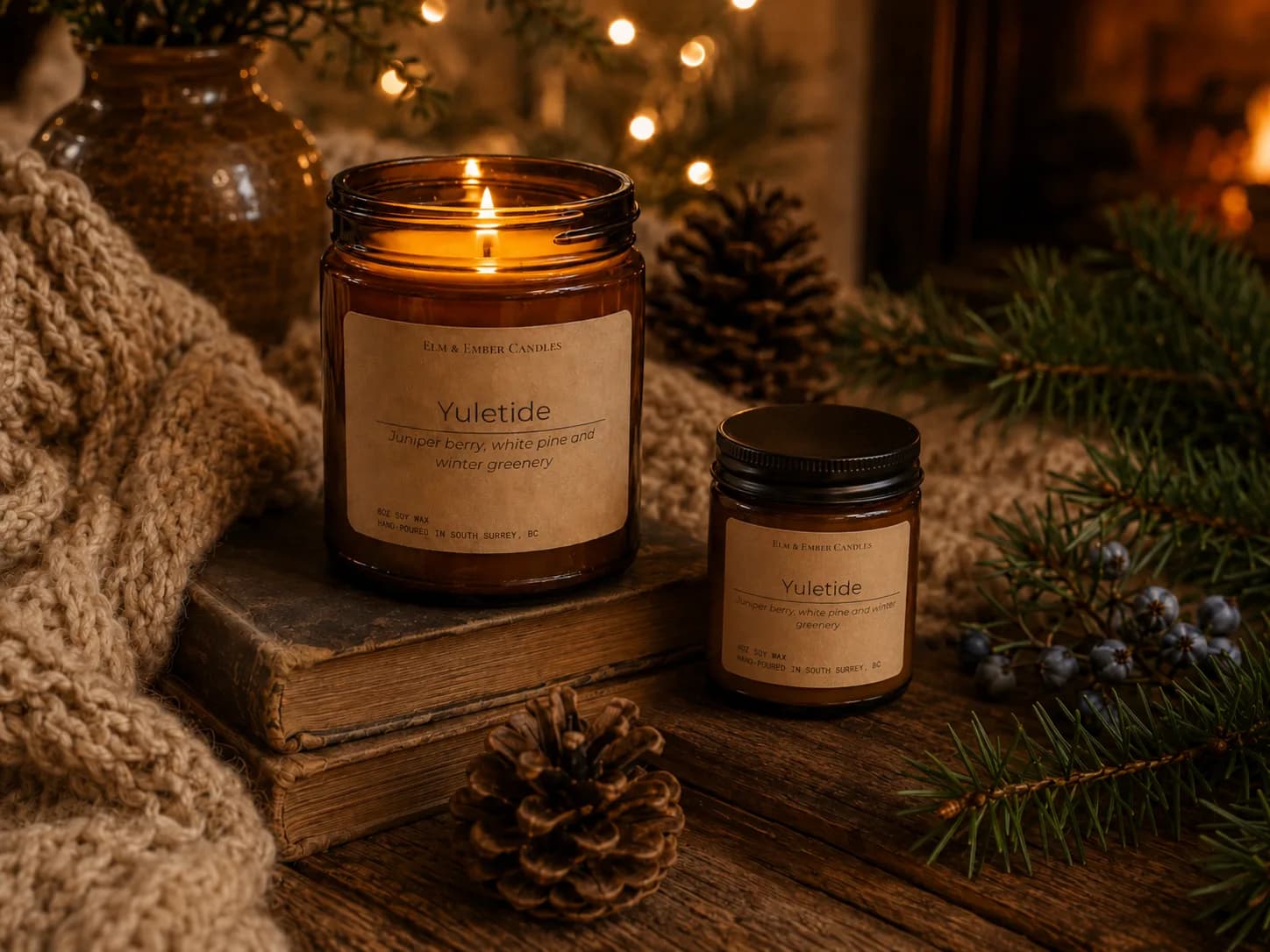 Yuletide Website Image - Woodsy Soy Candle